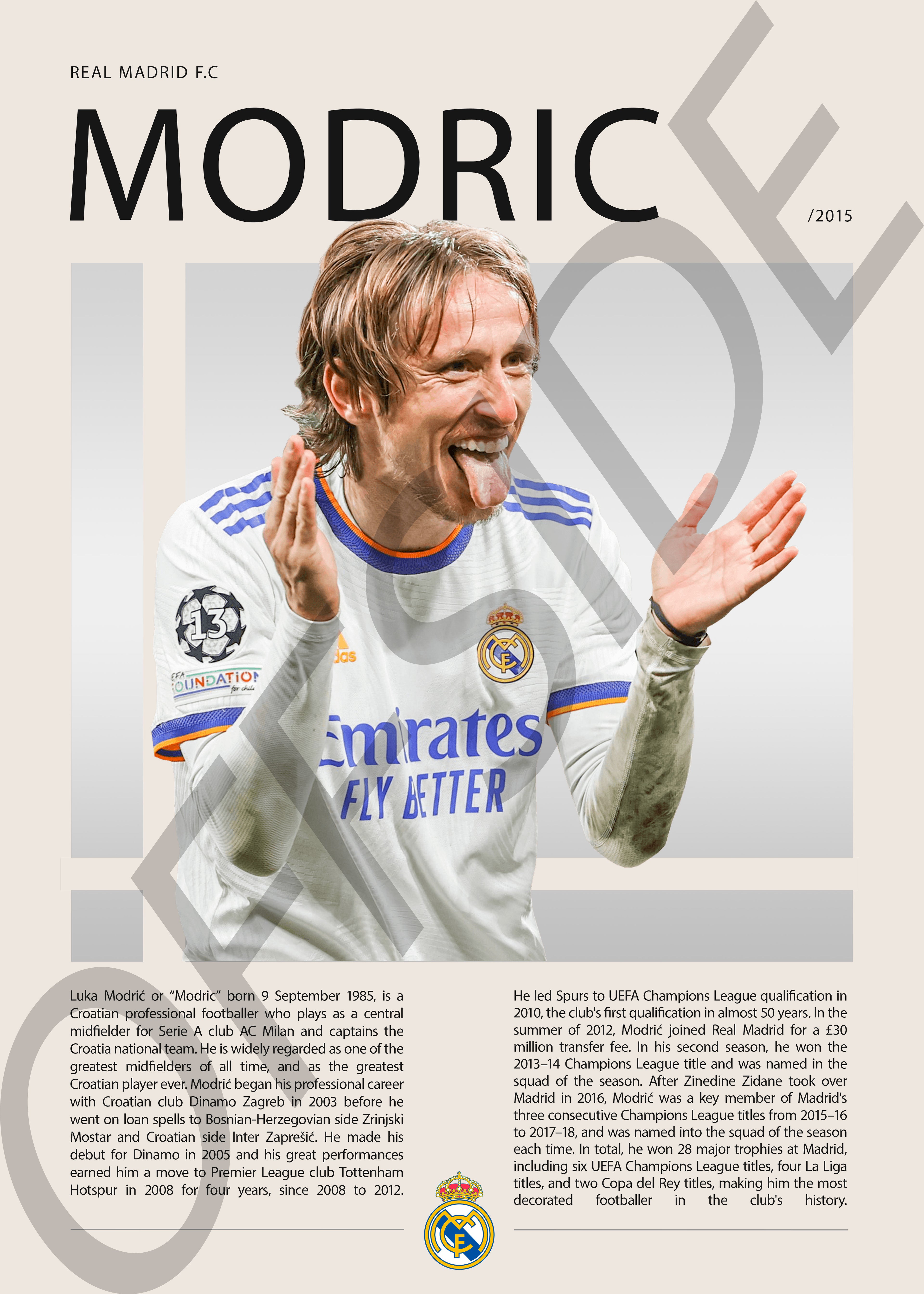 Luka Modric "Luka" en Real Madrid Temporada 2015