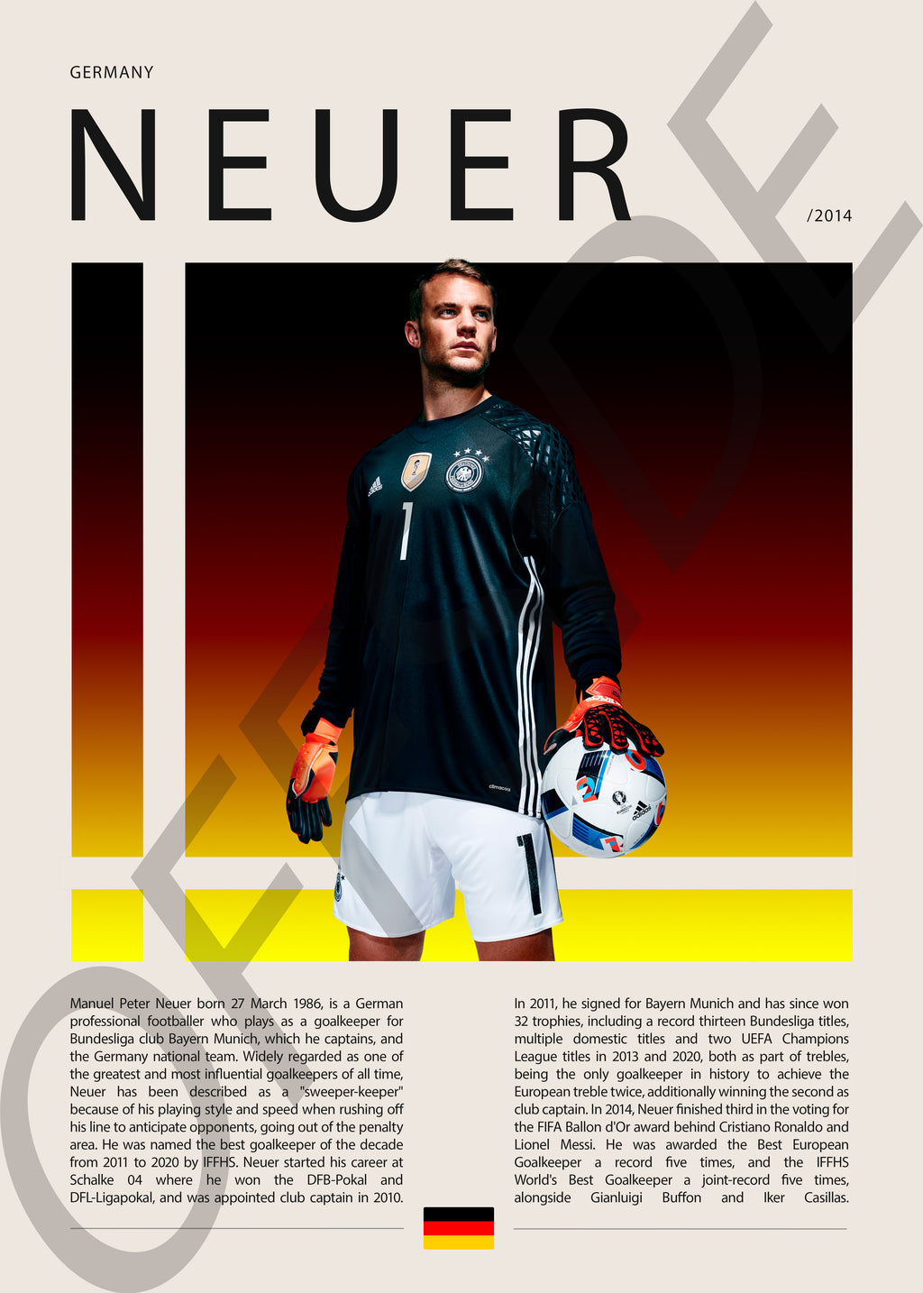 Manuel Neuer "Neuer" en Alemania Clasificatorias 2014