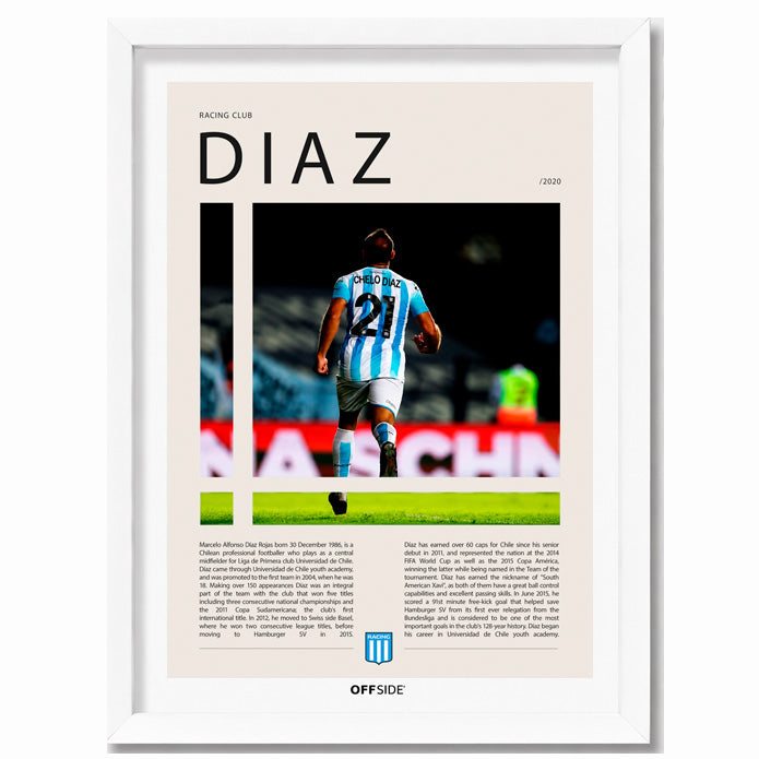 Marcelo Diaz "Chelo" en Racing Temporada 2020