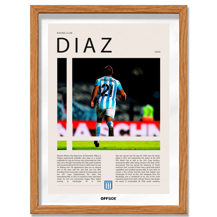 Marcelo Diaz "Chelo" en Racing Temporada 2020