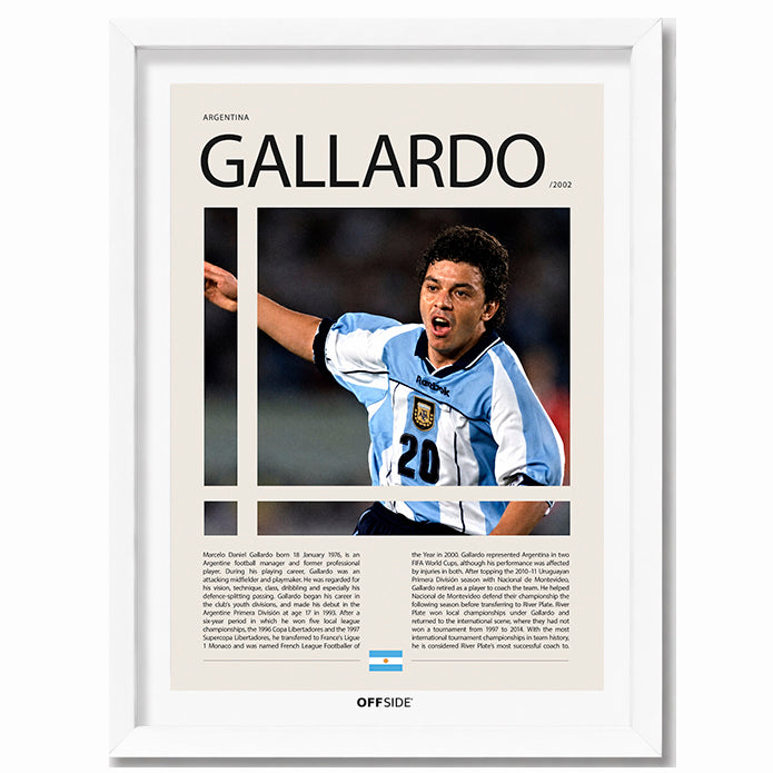 Marcelo Gallardo "El Muñeco" en Argentina Clasificatorias 2002