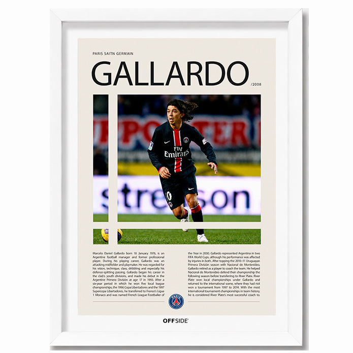 Marcelo Gallardo "El Muñeco" en PSG Temporada 2008