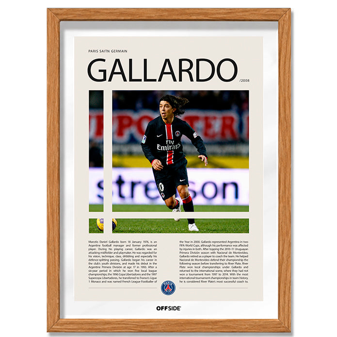 Marcelo Gallardo "El Muñeco" en PSG Temporada 2008