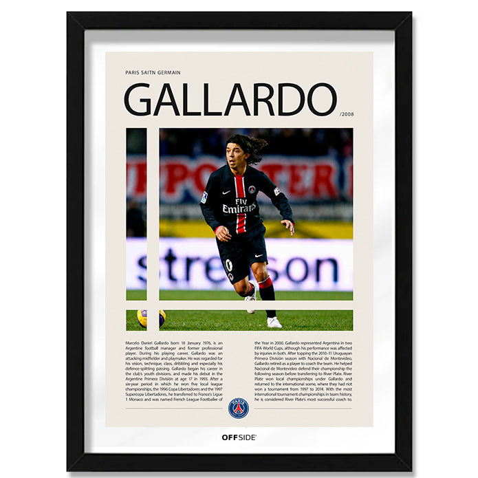 Marcelo Gallardo "El Muñeco" en PSG Temporada 2008
