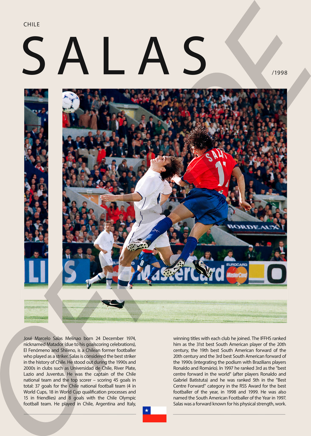 Marcelo Salas "El Matador" en Chile Clasificatorias 1998