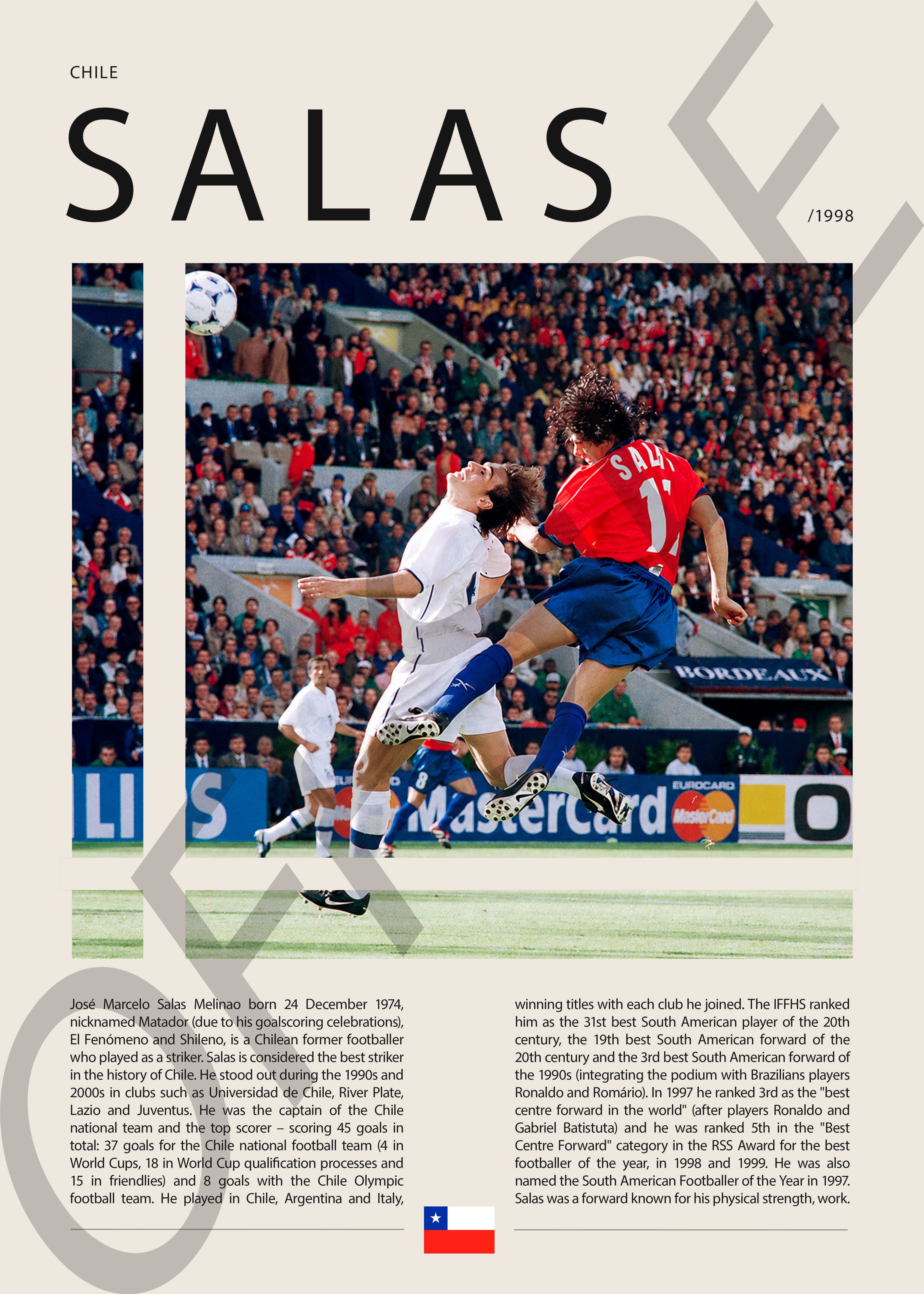 Marcelo Salas "El Matador" en Chile Clasificatorias 1998