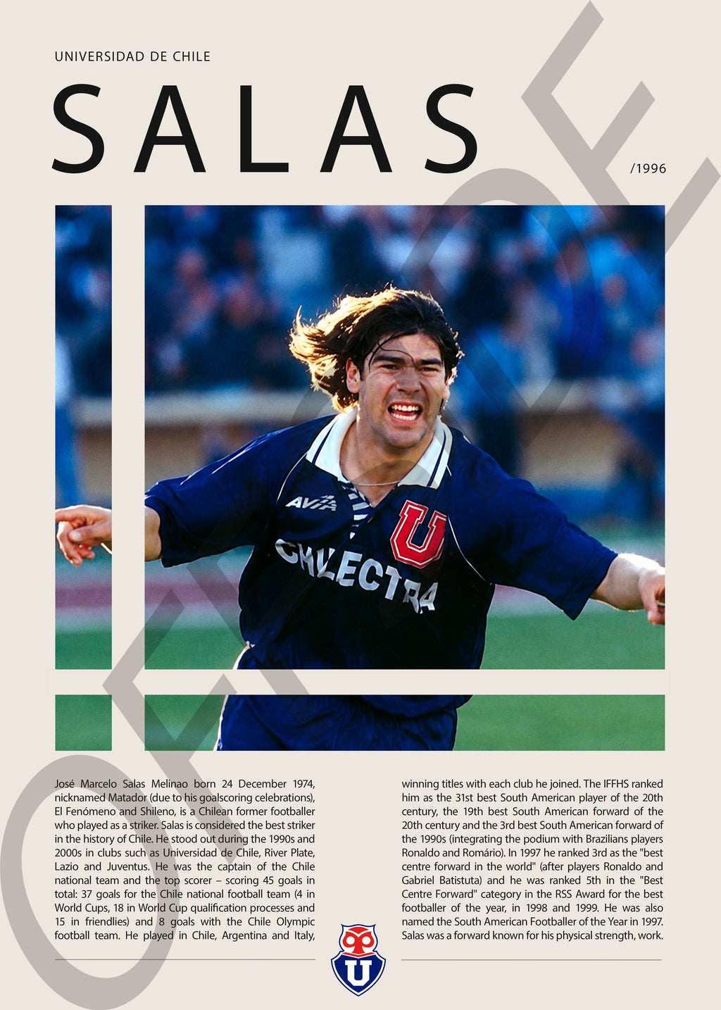 Marcelo Salas "El Matador" en U. de Chile Temporada 1996