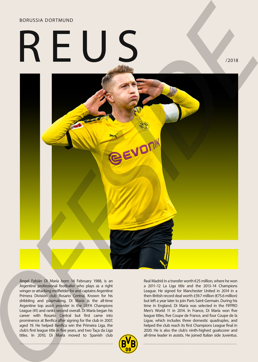 Marco Reus "Reus" en Borussia Dortmund Temporada 2018