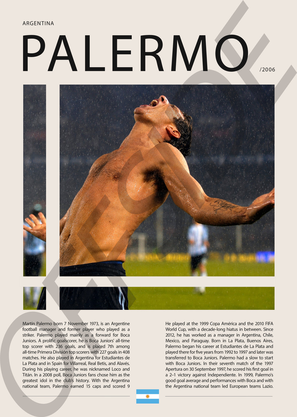 Martin Palermo "El Titan" en Argentina Clasificatorias 2006