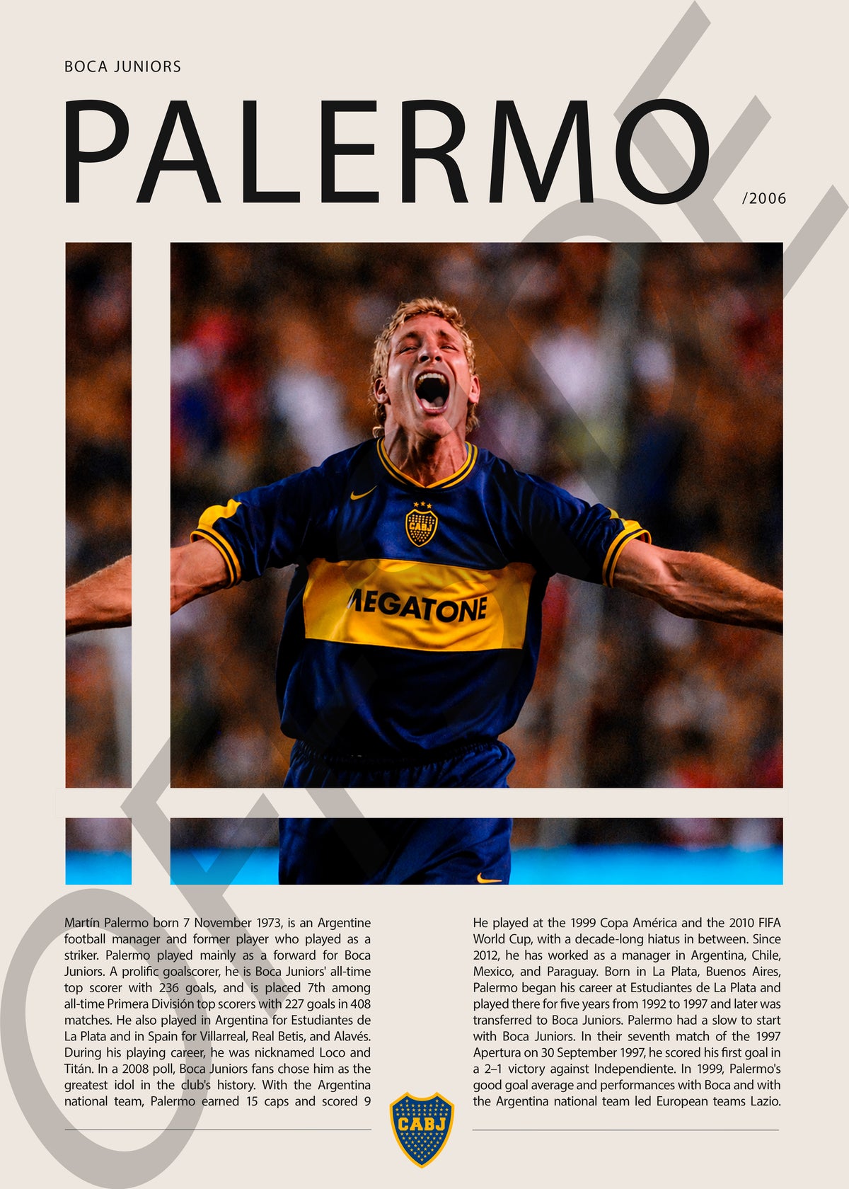 Martin Palermo "El Titan" en Boca Junior Temporada 2006