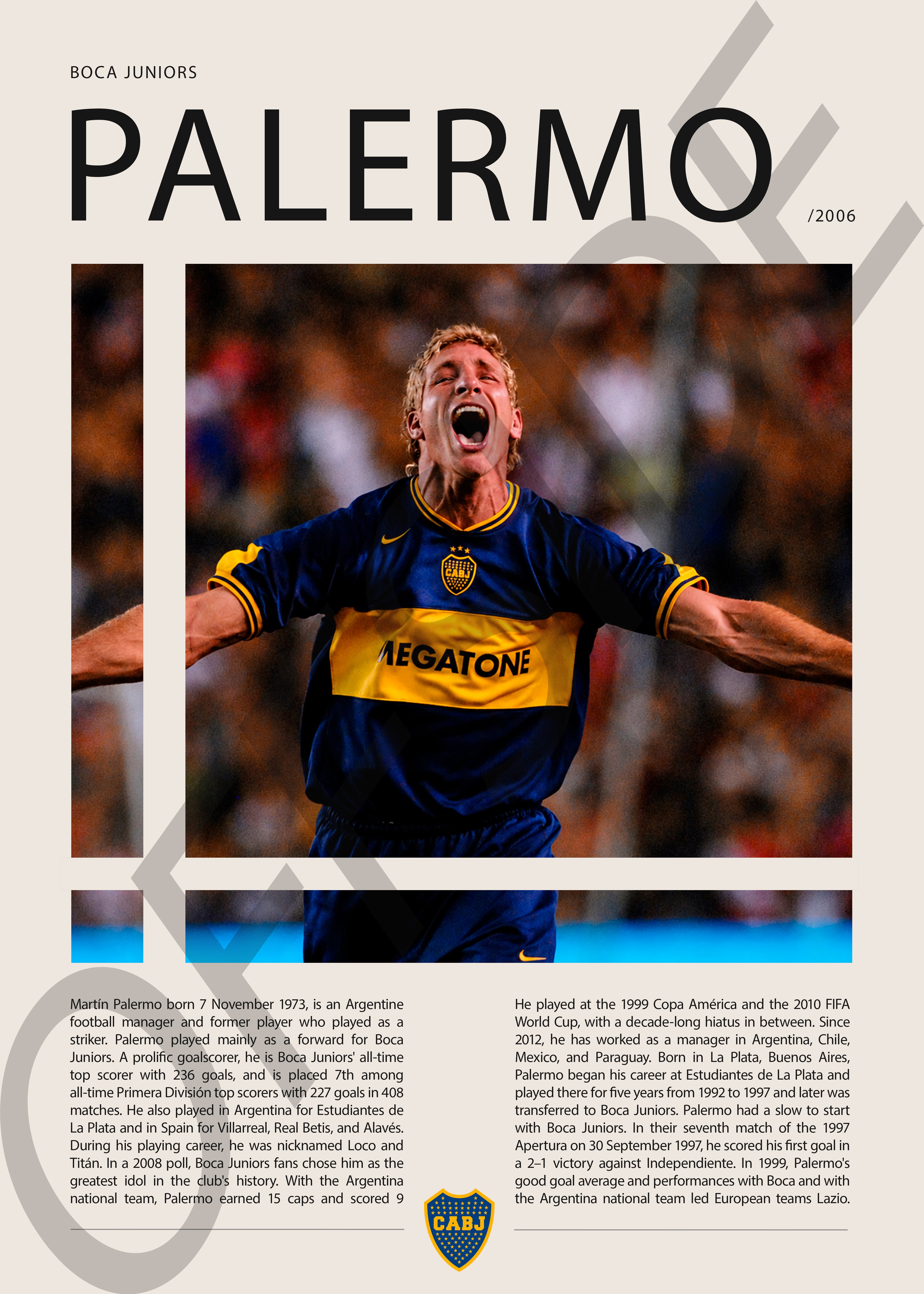 Martin Palermo "El Titan" en Boca Junior Temporada 2006