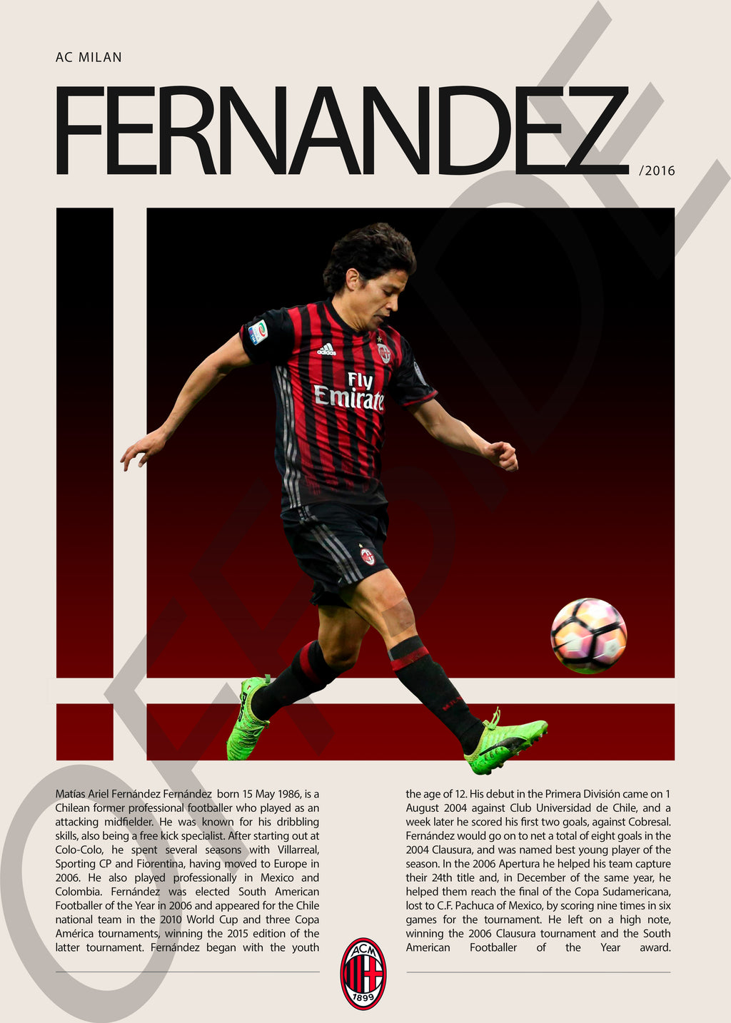 Matias Fernandez "Matigol" en AC Milan Temporada 2016