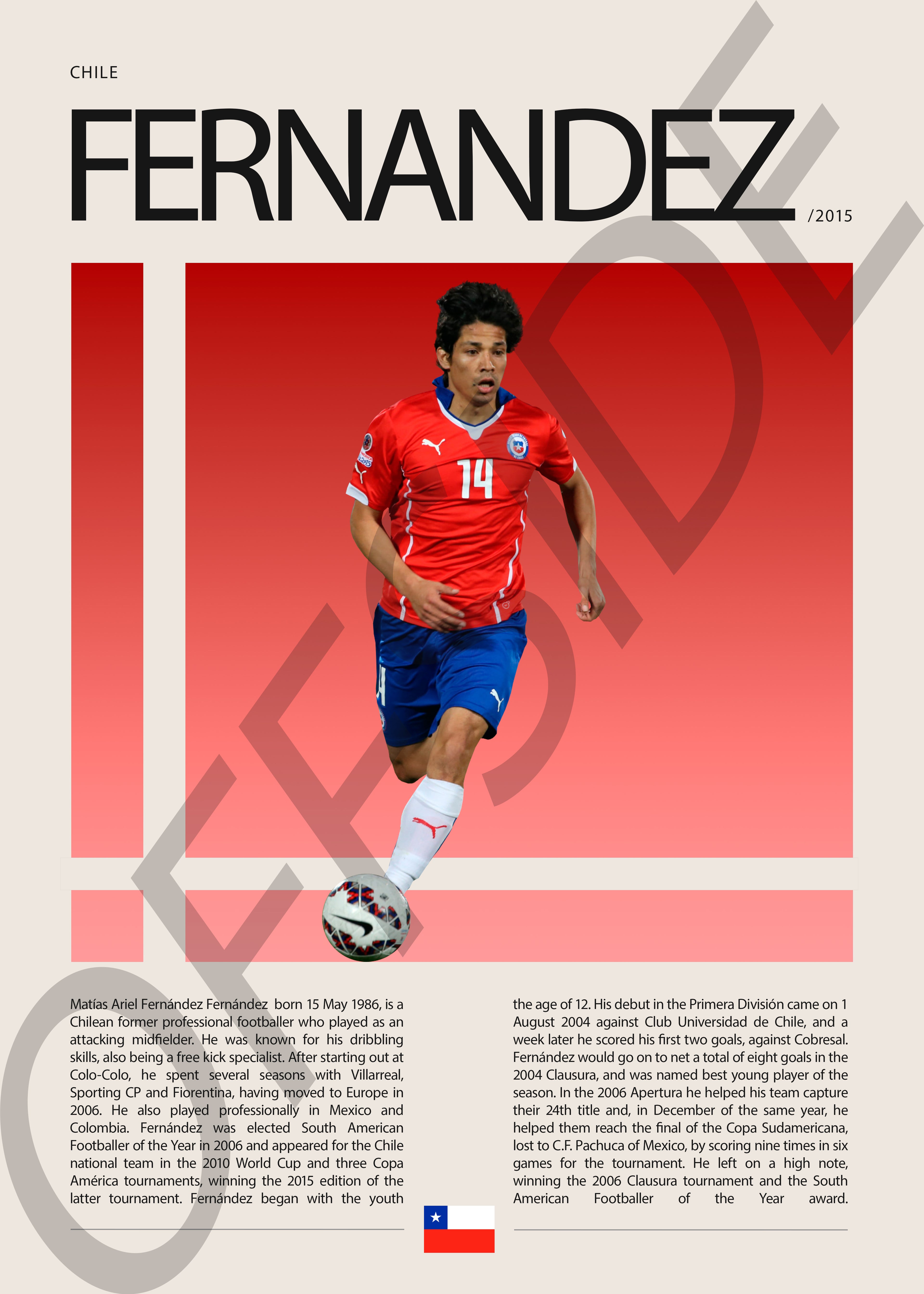 Matias Fernandez "Matigol" en Chile Clasificatorias 2015