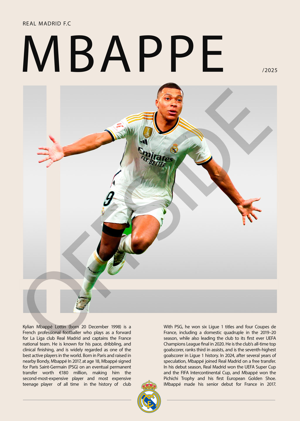 Kylian Mbappé "Kiki" en Real Madrid Temporada 2025