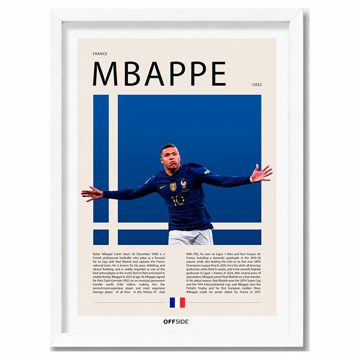 Kylian Mbappe "Kiki" Seleccion de Francia Campeón del Mundo Rusia 2018