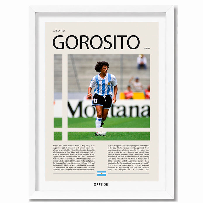 Nestor Gorosito "Pipo" en Argentina Clasificatorias 1994