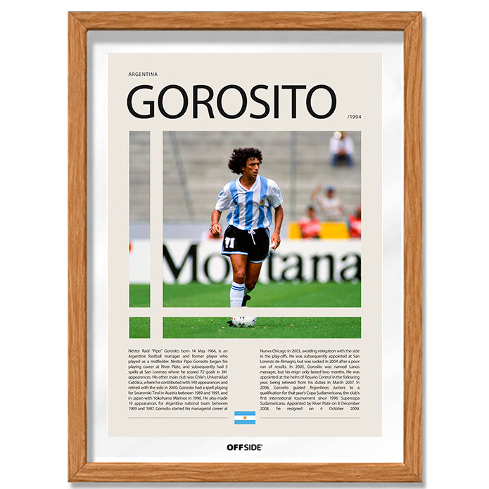 Nestor Gorosito "Pipo" en Argentina Clasificatorias 1994