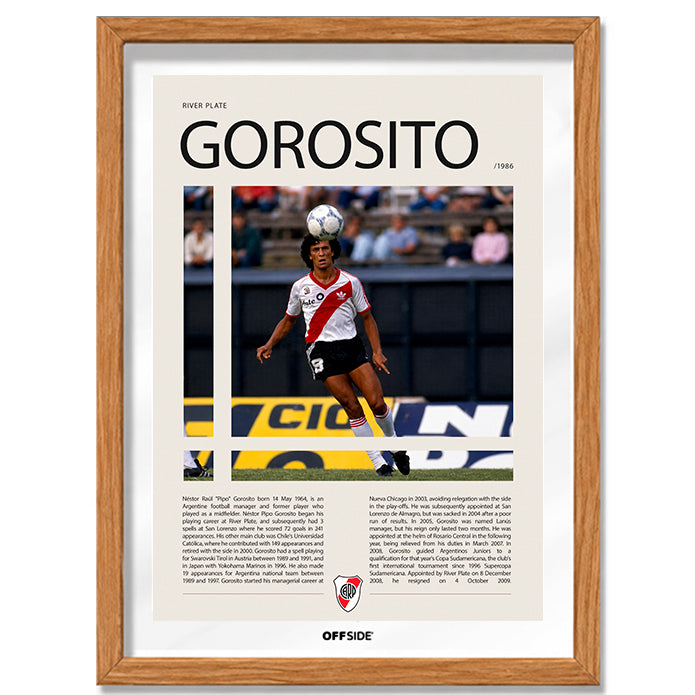 Nestor Gorosito "Pipo" en River Plate Temporada 1986