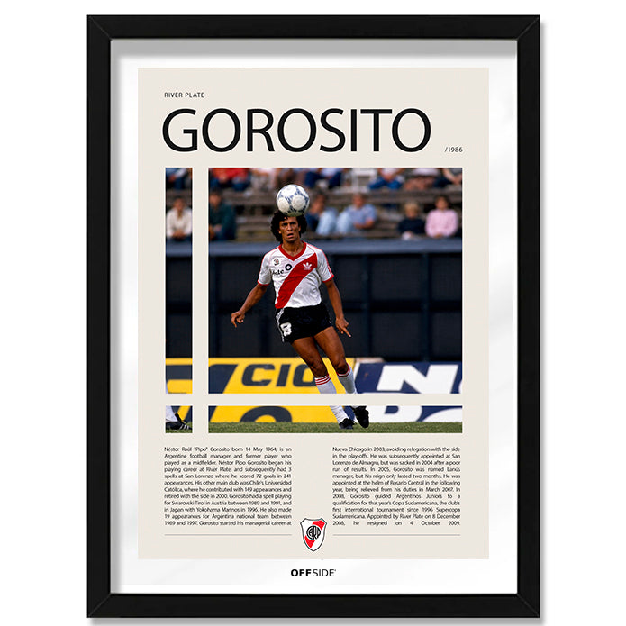 Nestor Gorosito "Pipo" en River Plate Temporada 1986