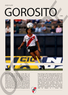 Nestor Gorosito "Pipo" en River Plate Temporada 1986