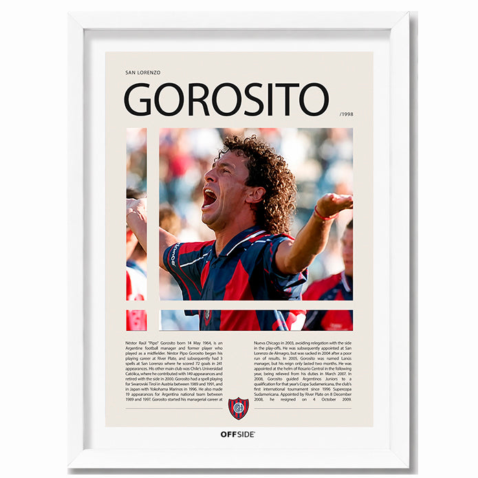 Nestor Gorosito "Pipo" en San Lorenzo Temporada 1998