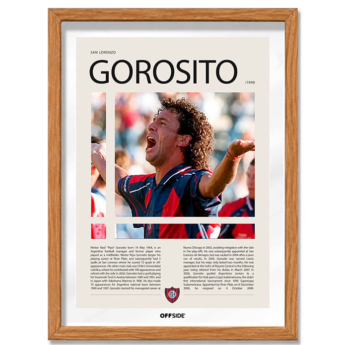 Nestor Gorosito "Pipo" en San Lorenzo Temporada 1998
