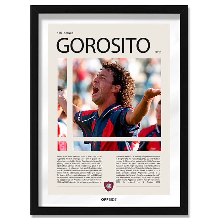 Nestor Gorosito "Pipo" en San Lorenzo Temporada 1998
