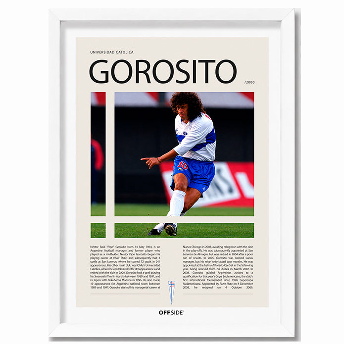 Nestor Gorosito "Pipo" en U. Catolica Temporada 2000