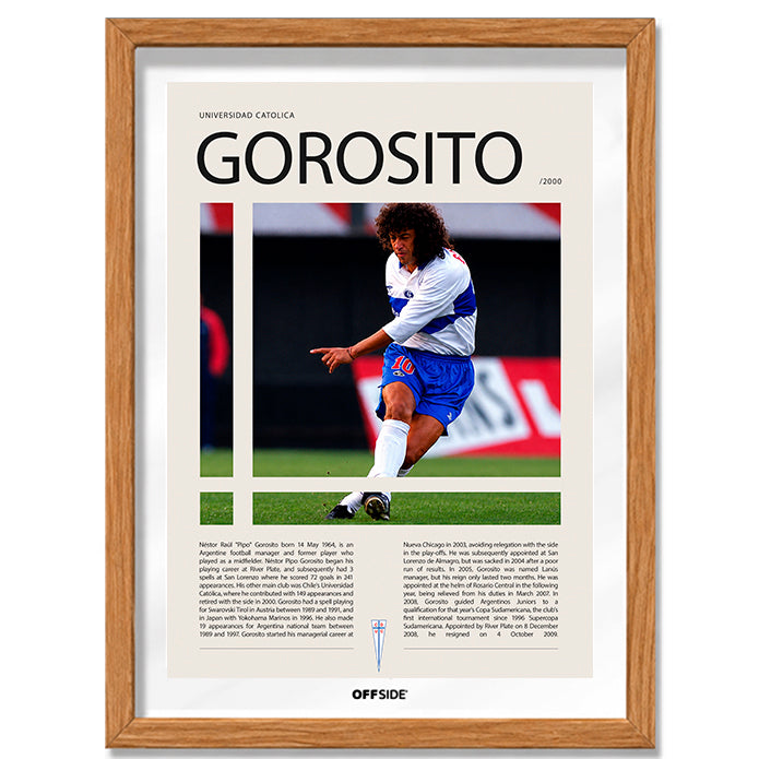 Nestor Gorosito "Pipo" en U. Catolica Temporada 2000