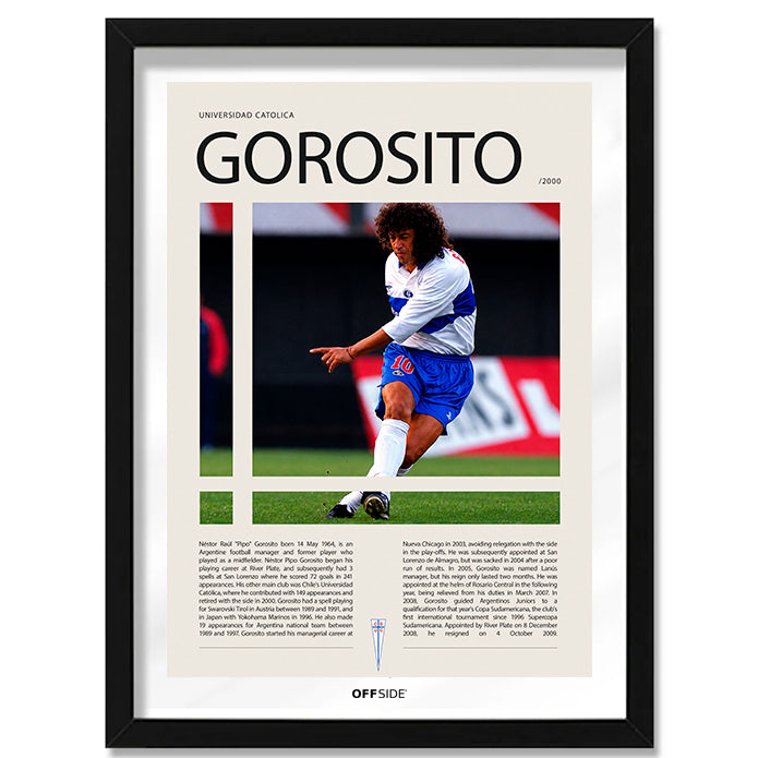 Nestor Gorosito "Pipo" en U. Catolica Temporada 2000