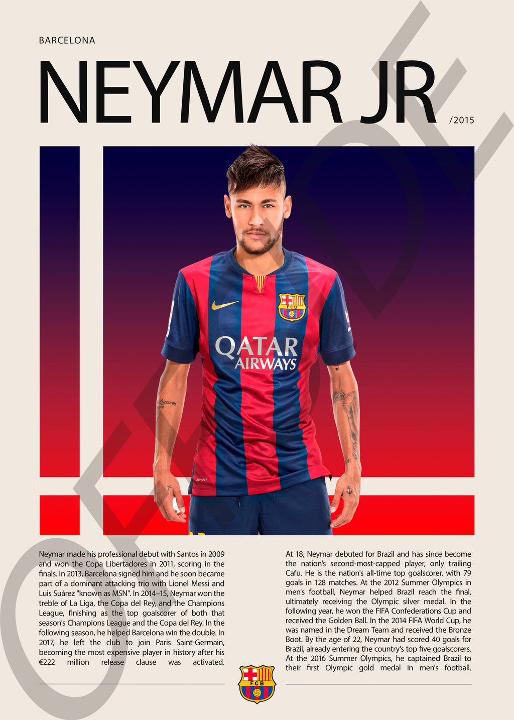 Neymar Jr "Ney" en Barcelona Temporada 2014