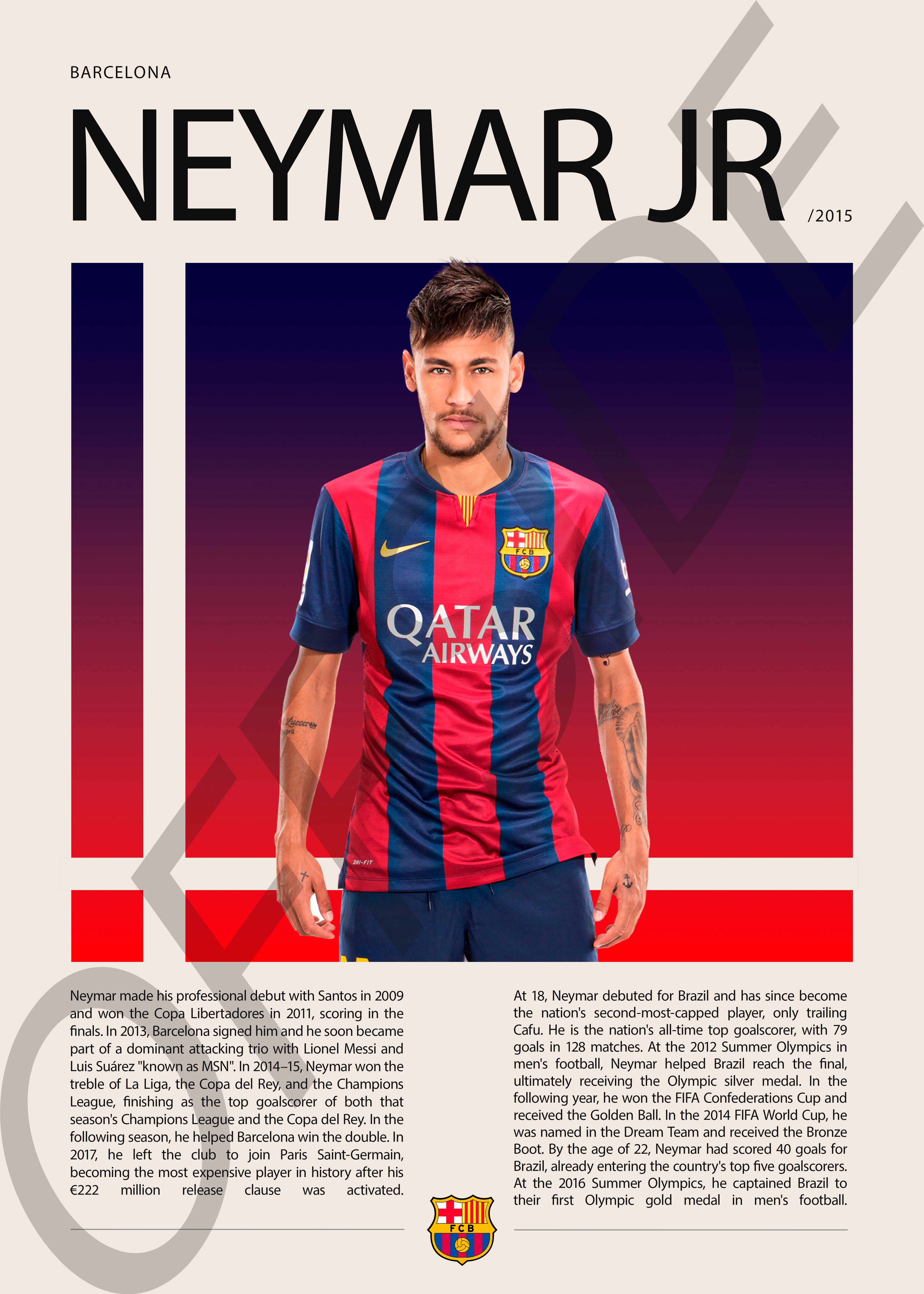 Neymar Jr "Ney" en Barcelona Temporada 2014