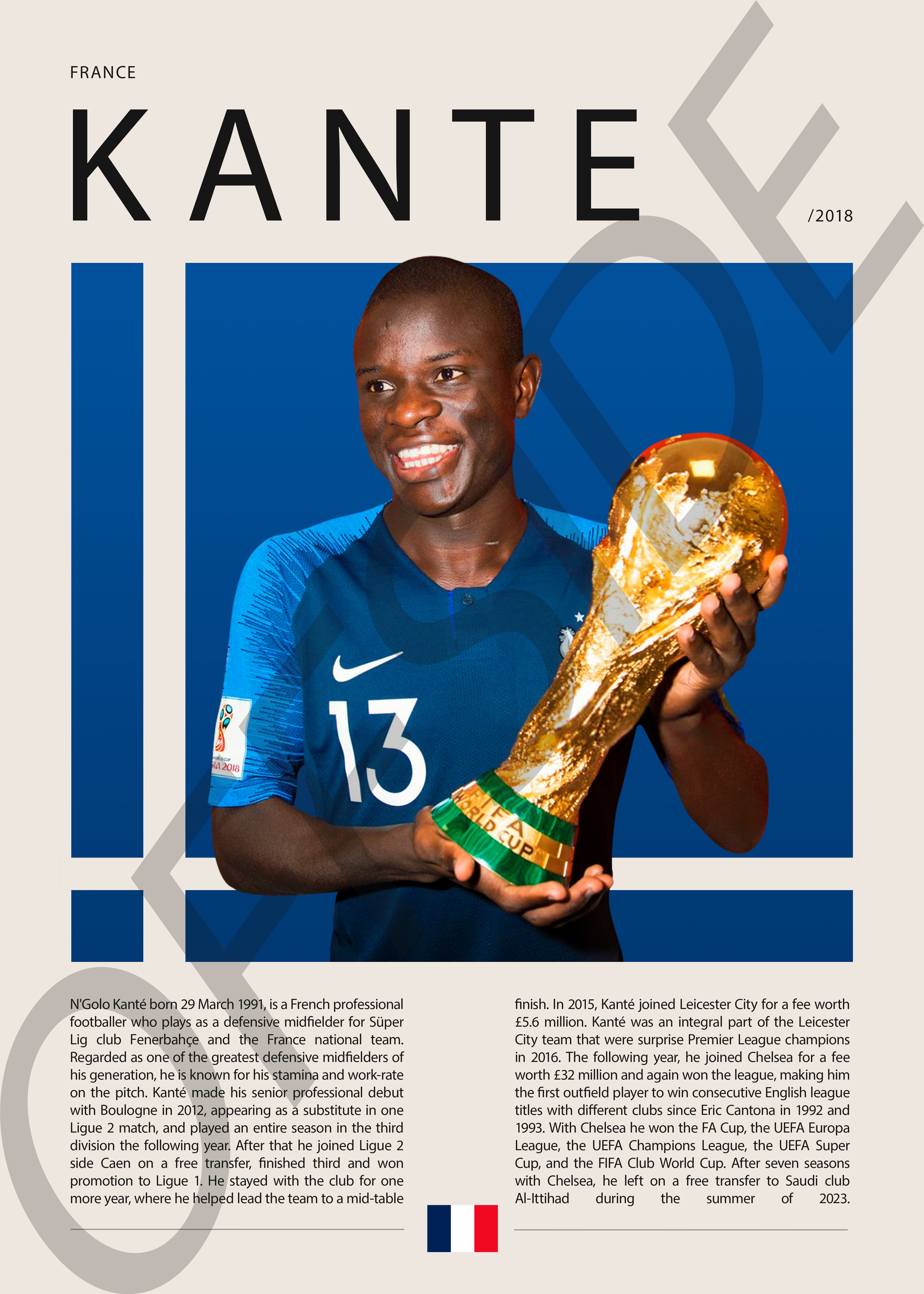 Ngolo Kante "Kante" en Francia Clasificatorias 2018