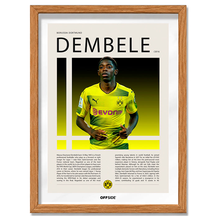 Ousmane Dembele "Dembele" en Borussia Dortmund Temporada 2016
