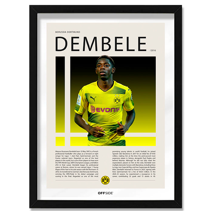 Ousmane Dembele "Dembele" en Borussia Dortmund Temporada 2016