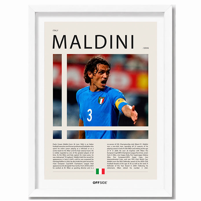 Paolo Maldini "L'eterno Capitano" en Italia Clasificatorias 2006