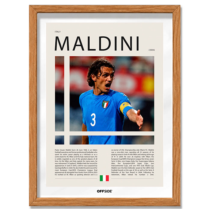 Paolo Maldini "L'eterno Capitano" en Italia Clasificatorias 2006