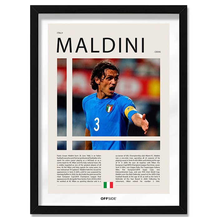 Paolo Maldini "L'eterno Capitano" en Italia Clasificatorias 2006
