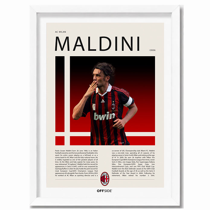 Paolo Maldini "L'eterno Capitano" en AC Milan Temporada 2006