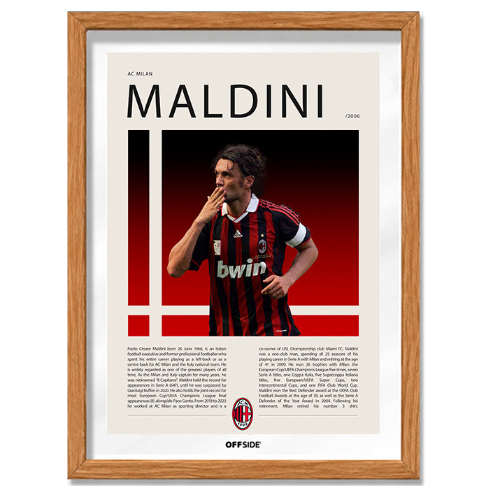 Paolo Maldini "L'eterno Capitano" en AC Milan Temporada 2006