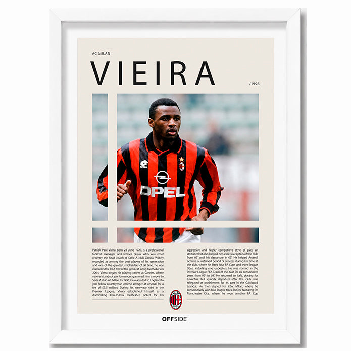 Patrick Vieira "Patrick" en AC Milan Temporada 1996