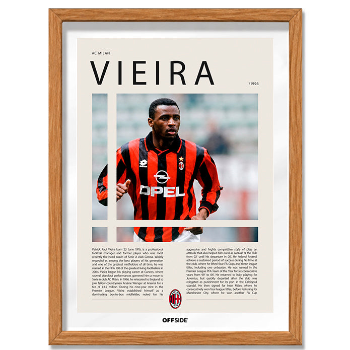 Patrick Vieira "Patrick" en AC Milan Temporada 1996