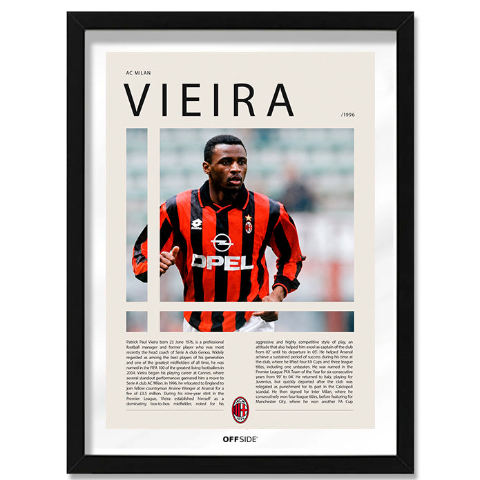 Patrick Vieira "Patrick" en AC Milan Temporada 1996