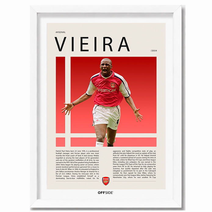 Patrick Vieira "Patrick" en Arsenal Temporada 2004