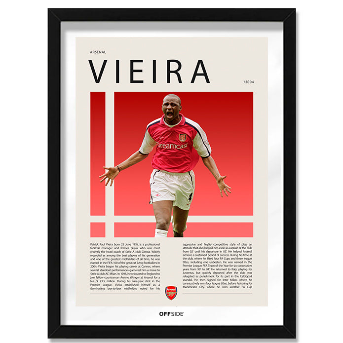 Patrick Vieira "Patrick" en Arsenal Temporada 2004