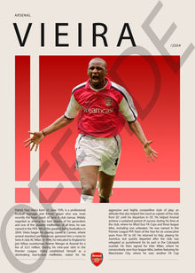 Patrick Vieira "Patrick" en Arsenal Temporada 2004