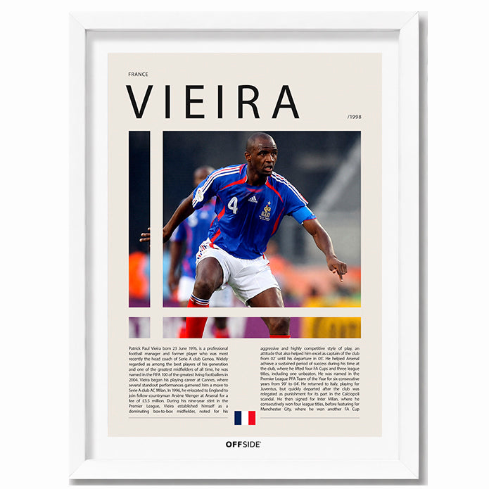 Patrick Vieira "Patrick" en Francia Clasificatorias 1998