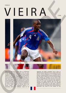 Patrick Vieira "Patrick" en Francia Clasificatorias 1998