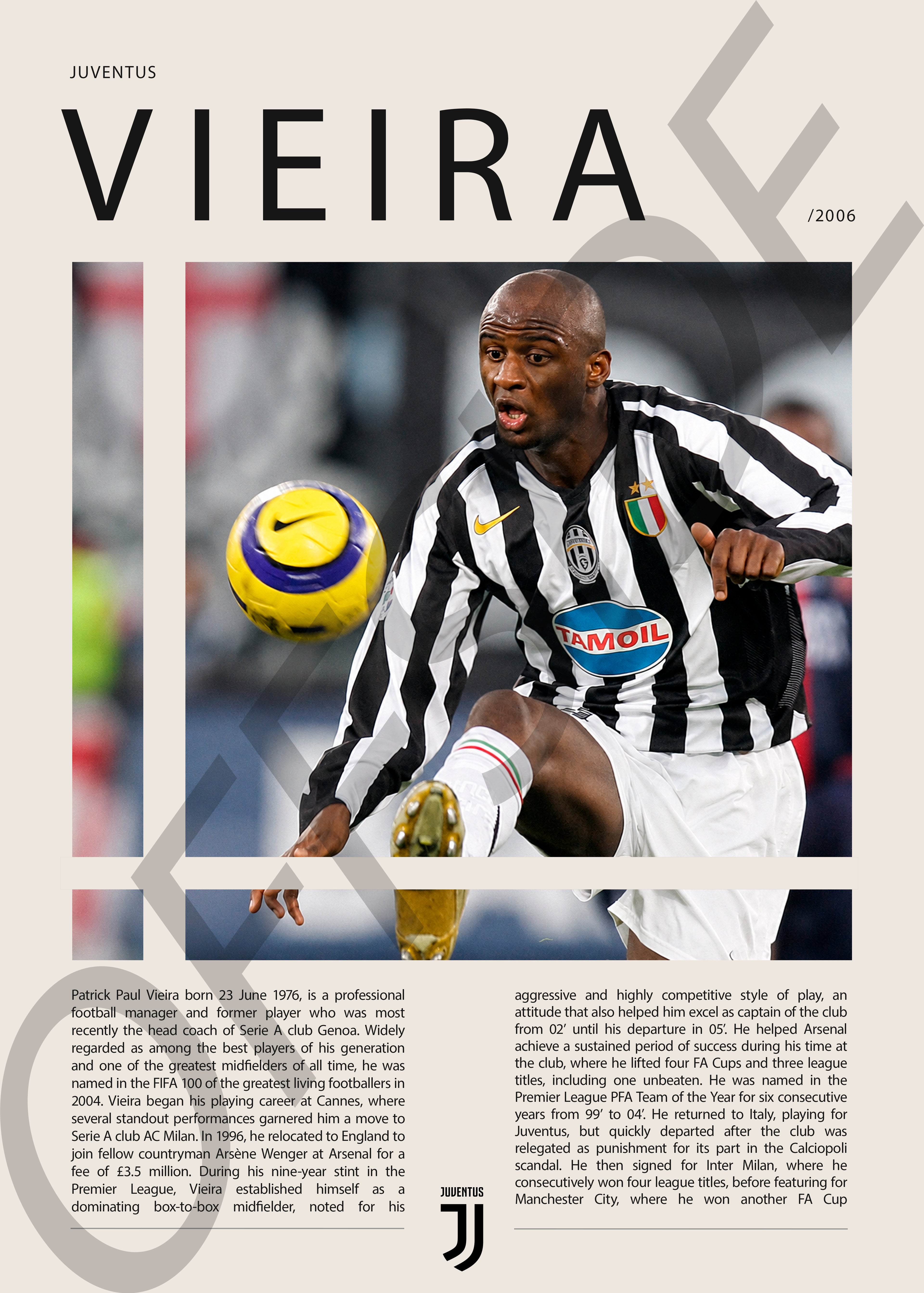 Patrick Vieira "Patrick" en Juventus Temporada 2006