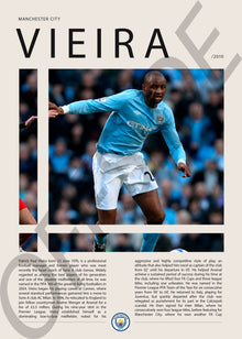 Patrick Vieira "Patrick" en Manchester City Temporada 2010